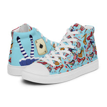 Load image into Gallery viewer, Women’s high top canvas shoes 'Wonderland'
