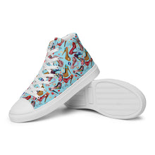 Load image into Gallery viewer, Women’s high top canvas shoes 'Wonderland'
