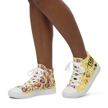 Load image into Gallery viewer, Women’s high top canvas shoes 'Tea Party'