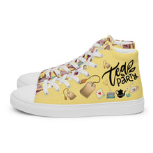 Load image into Gallery viewer, Women’s high top canvas shoes 'Tea Party'