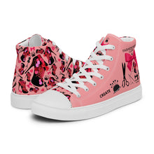 Load image into Gallery viewer, Women’s high top canvas shoes 'Love Fashion'