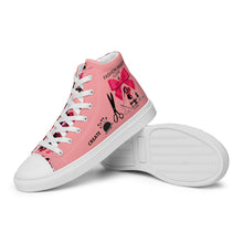 Load image into Gallery viewer, Women’s high top canvas shoes 'Love Fashion'