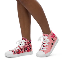 Load image into Gallery viewer, Women’s high top canvas shoes 'Love Fashion'