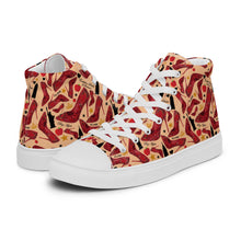 Load image into Gallery viewer, Women’s high top canvas shoes 'Empire State of dreams'