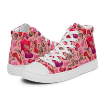 Load image into Gallery viewer, Women’s high top canvas shoes 'Hollywood'