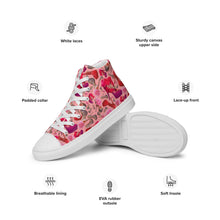 Load image into Gallery viewer, Women’s high top canvas shoes 'Hollywood'