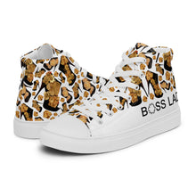 Load image into Gallery viewer, Women’s high top canvas shoes 'Boss Up'