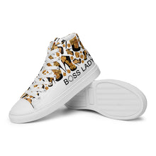 Load image into Gallery viewer, Women’s high top canvas shoes 'Boss Up'