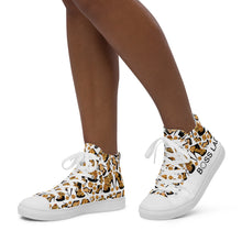 Load image into Gallery viewer, Women’s high top canvas shoes 'Boss Up'