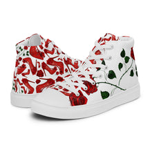 Load image into Gallery viewer, Women’s high top canvas shoes 'Love yourself'