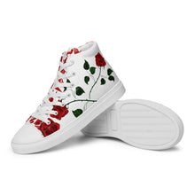 Load image into Gallery viewer, Women’s high top canvas shoes 'Love yourself'