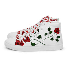 Load image into Gallery viewer, Women’s high top canvas shoes 'Love yourself'