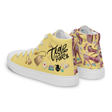 Load image into Gallery viewer, Women’s high top canvas shoes 'Tea Party'