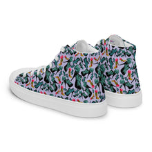 Load image into Gallery viewer, Women’s high top canvas shoes 'Blue shoes'