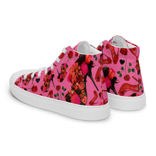 Load image into Gallery viewer, Women’s high top canvas shoes 'Deel Love'
