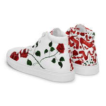Load image into Gallery viewer, Women’s high top canvas shoes 'Love yourself'