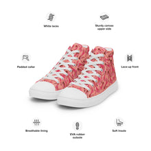 Load image into Gallery viewer, Women’s high top canvas shoes 'Influencer Vibe'