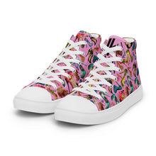 Load image into Gallery viewer, Women’s high top canvas shoes 'OMG. Shoes!'