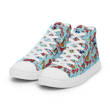 Load image into Gallery viewer, Women’s high top canvas shoes 'Wonderland'