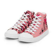 Load image into Gallery viewer, Women’s high top canvas shoes 'Love Fashion'