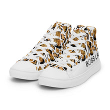 Load image into Gallery viewer, Women’s high top canvas shoes 'Boss Up'