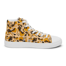 Load image into Gallery viewer, Women’s high top canvas shoes 'Sexy witch'