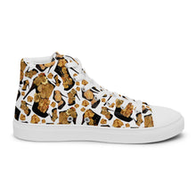 Load image into Gallery viewer, Women’s high top canvas shoes 'Boss Up'