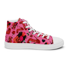 Load image into Gallery viewer, Women’s high top canvas shoes 'Deel Love'