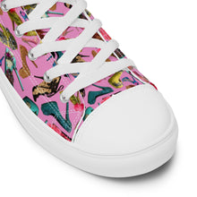 Load image into Gallery viewer, Women’s high top canvas shoes 'OMG. Shoes!'