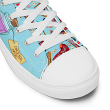 Load image into Gallery viewer, Women’s high top canvas shoes 'Wonderland'