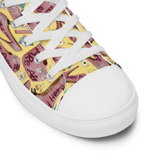 Load image into Gallery viewer, Women’s high top canvas shoes 'Tea Party'