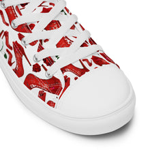 Load image into Gallery viewer, Women’s high top canvas shoes 'Love yourself'