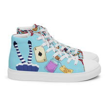Load image into Gallery viewer, Women’s high top canvas shoes 'Wonderland'