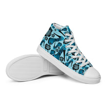 Load image into Gallery viewer, Women’s high top canvas shoes 'Travel blogger'