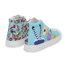 Load image into Gallery viewer, Women’s high top canvas shoes 'Wonderland'