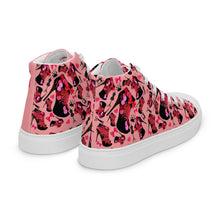 Load image into Gallery viewer, Women’s high top canvas shoes 'Love Fashion'