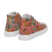 Load image into Gallery viewer, Women’s high top canvas shoes 'Rock Couture'