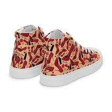 Load image into Gallery viewer, Women’s high top canvas shoes 'Empire State of dreams'