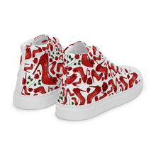 Load image into Gallery viewer, Women’s high top canvas shoes 'Love yourself'