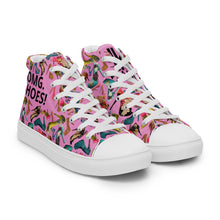 Load image into Gallery viewer, Women’s high top canvas shoes 'OMG. Shoes!'