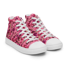 Load image into Gallery viewer, Women’s high top canvas shoes 'Pink Diamond'