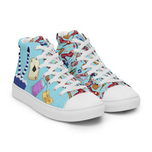 Load image into Gallery viewer, Women’s high top canvas shoes 'Wonderland'