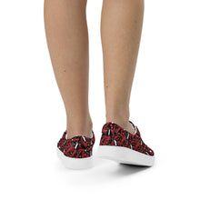 Load image into Gallery viewer, Women’s lace-up canvas shoes 'Empire State of dreams'