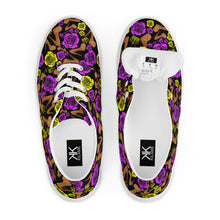 Load image into Gallery viewer, Women’s lace-up canvas shoes 'Purple Gold'