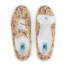 Load image into Gallery viewer, Women’s lace-up canvas shoes 'Tea Party'