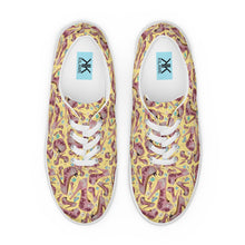 Load image into Gallery viewer, Women’s lace-up canvas shoes 'Tea Party'