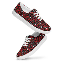 Load image into Gallery viewer, Women’s lace-up canvas shoes 'Empire State of dreams'
