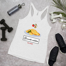 Load image into Gallery viewer, Women's Racerback Tank 'Gnocchi addict'