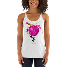 Load image into Gallery viewer, Women's Racerback Tank 'Ibiza disco ball'