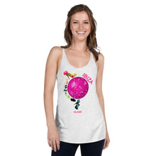 Load image into Gallery viewer, Women's Racerback Tank 'Ibiza disco ball'